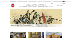 Desktop Screenshot of muzeumprahy.cz